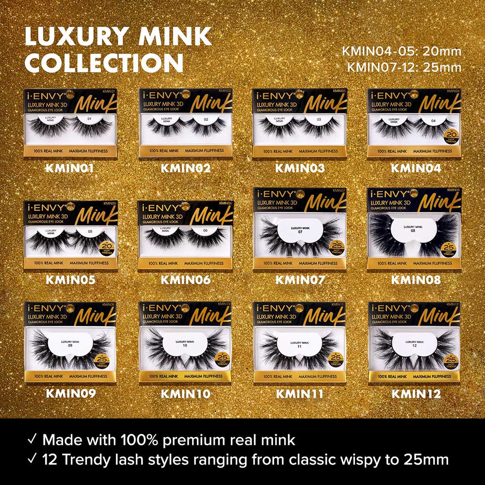 IENVY by KISS Luxury Mink Lashes – 25mm