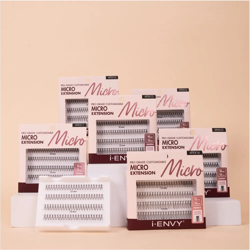 iEnvy by Kiss Micro Extension Lash Clusters – 92pcs