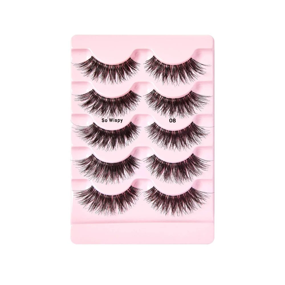 IENVY by KISS So Wispy Premium Human Hair Lash – 4 Pairs + 1 Free - Image 6