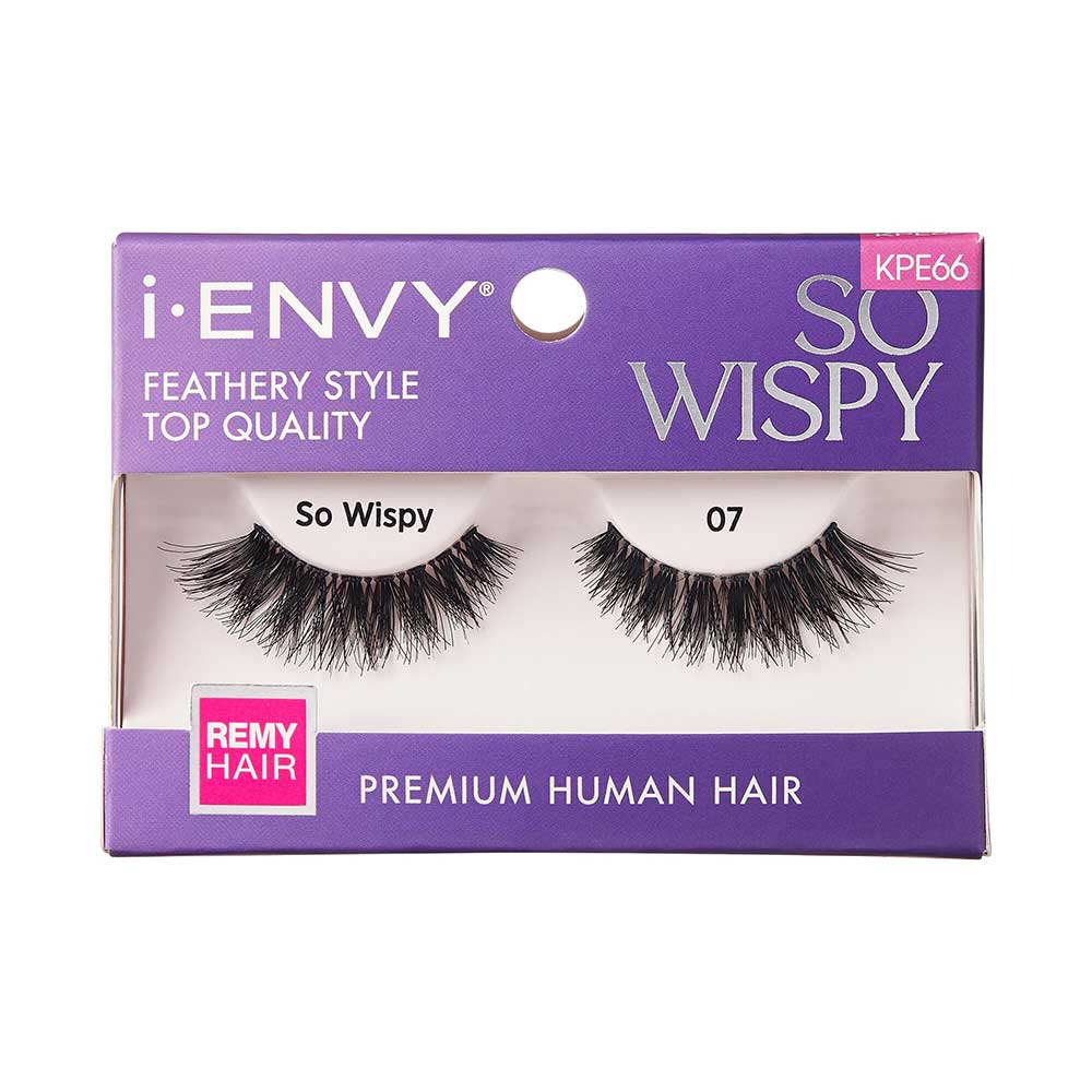 iEnvy by Kiss So Wispy Premium Human Hair Lashes - Image 3