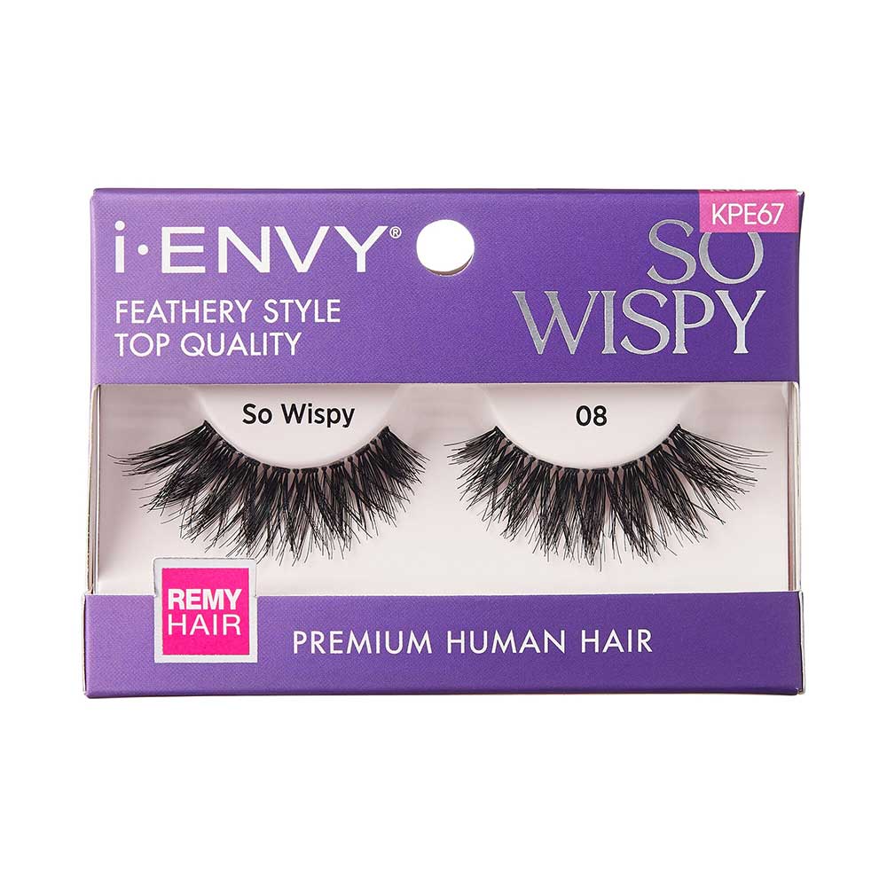 iEnvy by Kiss So Wispy Premium Human Hair Lashes - Image 4