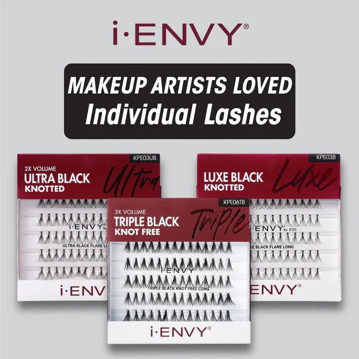 iEnvy by Kiss Triple Black Knot Free Individual Lashes - 70pcs