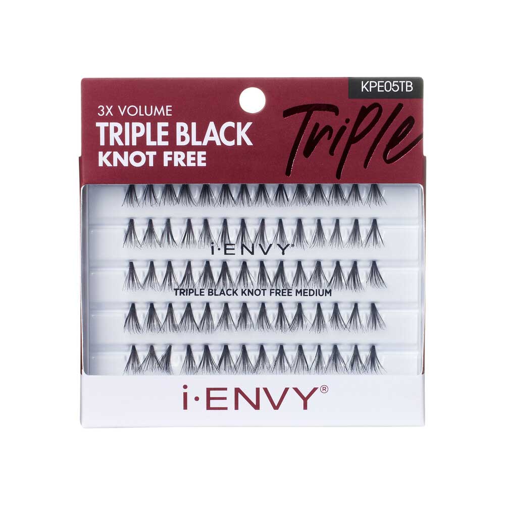 iEnvy by Kiss Triple Black Knot Free Individual Lashes - 70pcs - Image 6