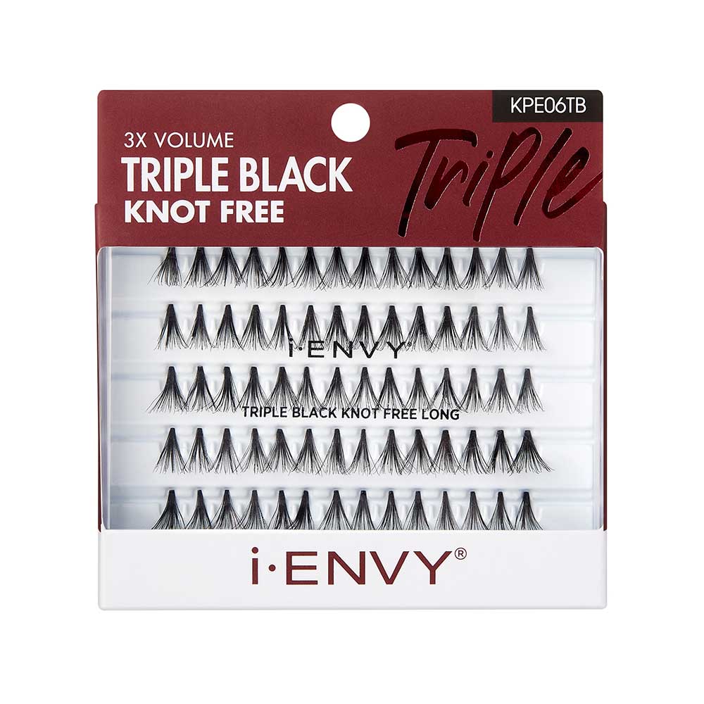iEnvy by Kiss Triple Black Knot Free Individual Lashes - 70pcs - Image 8