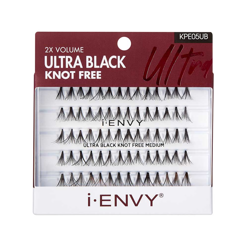 iEnvy by Kiss Ultra Black Knot Free Individual Lashes – 70pcs - Image 4