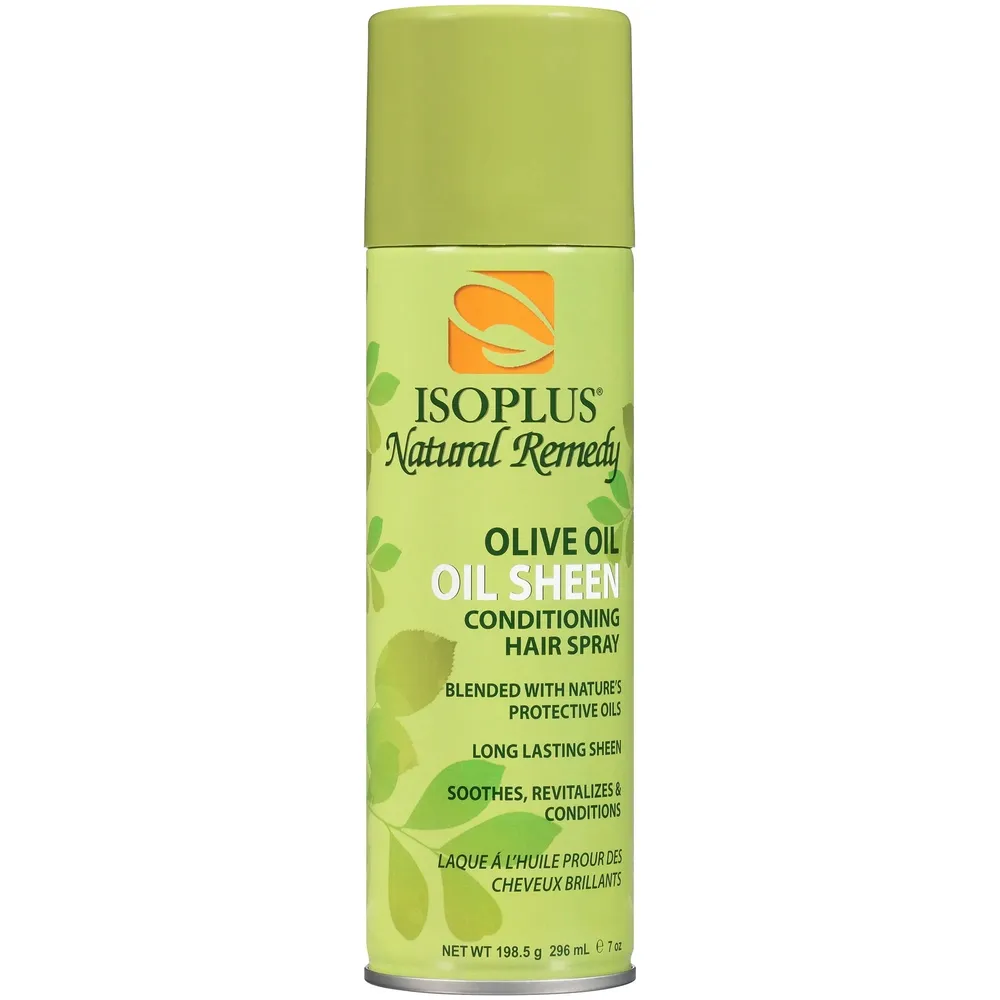 Isoplus Natural Remedy Oil Sheen – Olive Oil – 7 oz & 2 oz