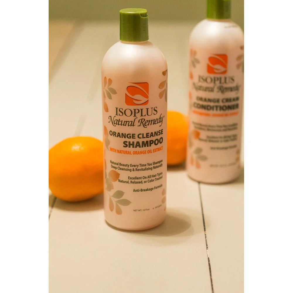 ISOPLUS Natural Remedy Orange Cleanse Shampoo - Image 2