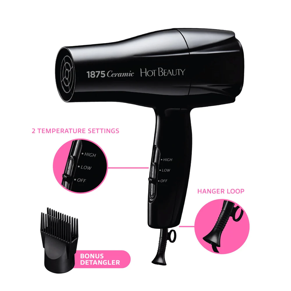 Hot Beauty 1875W Ceramic Styling Dryer - Image 5