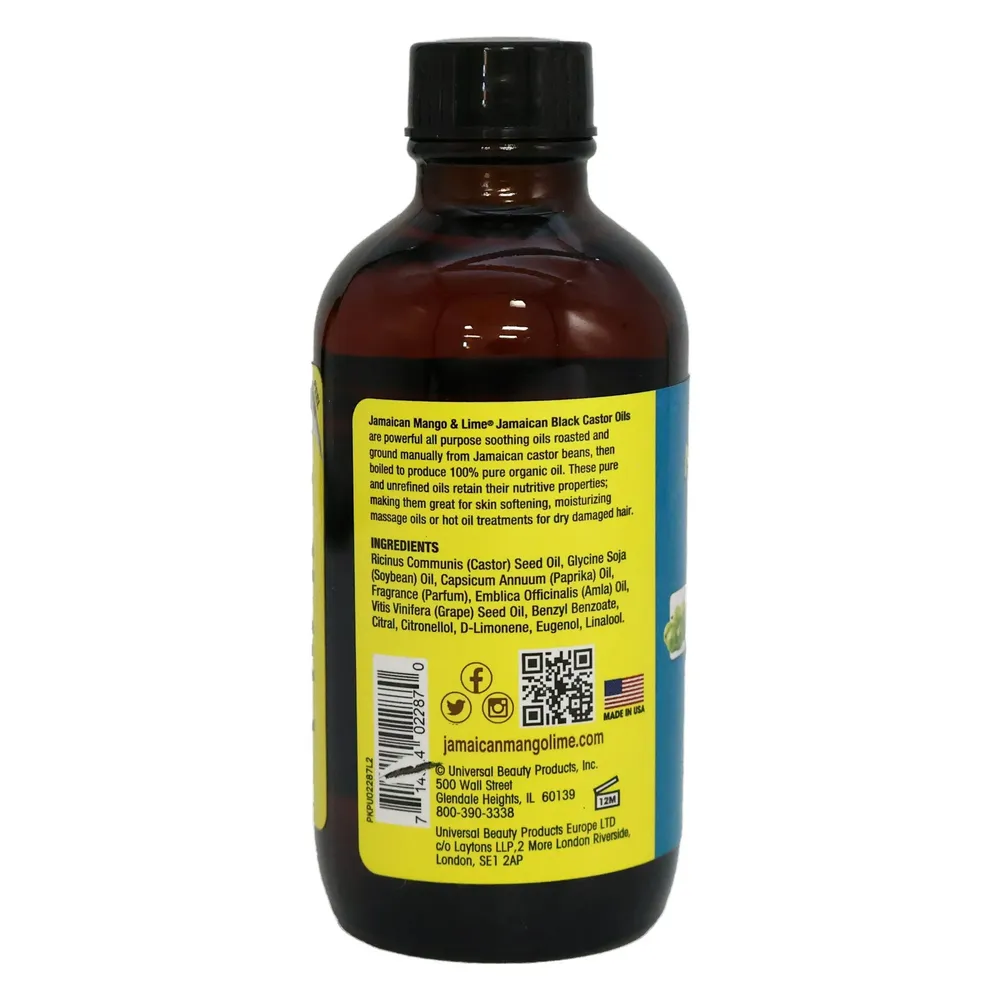 Jamaican Mango & Lime Black Castor Oil - Image 3