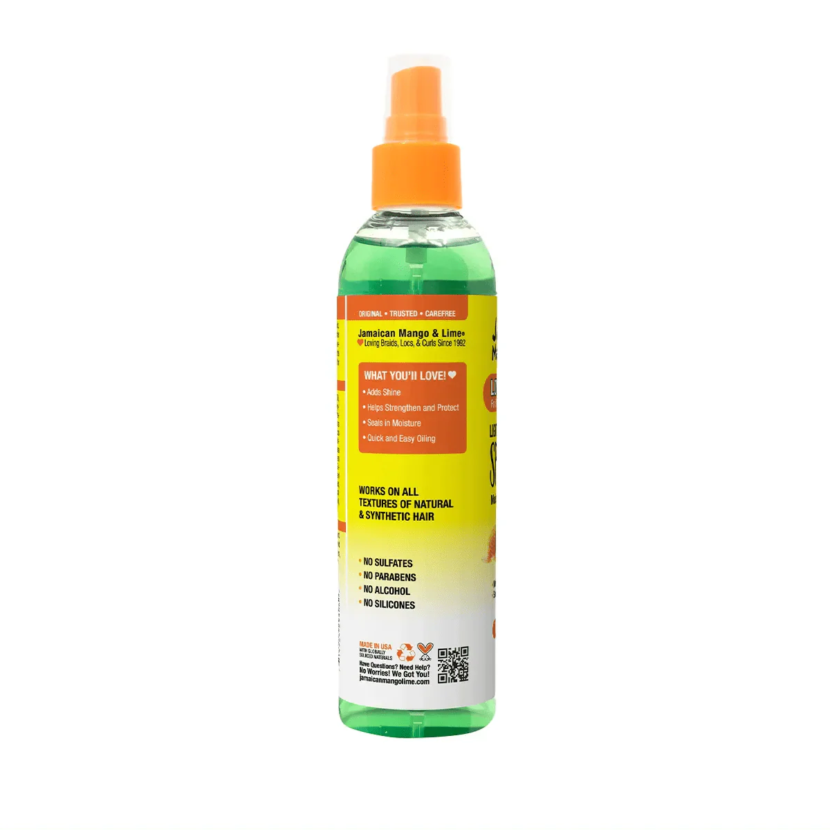 Jamaican Mango & Lime Sproil Spray Oil  - 6oz - Image 2