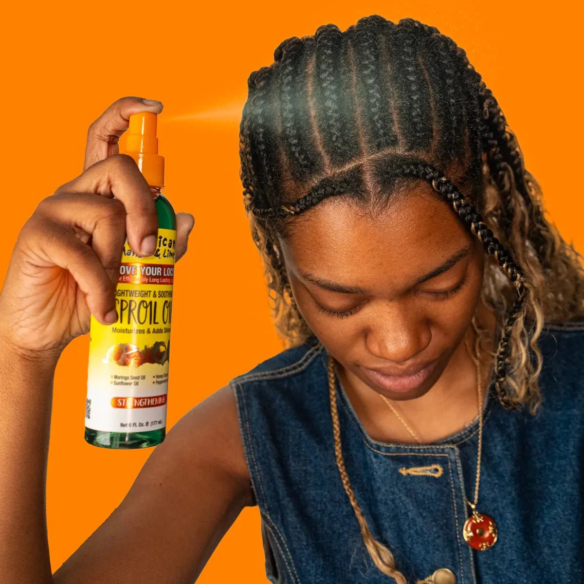 Jamaican Mango & Lime Sproil Spray Oil  - 6oz - Image 9