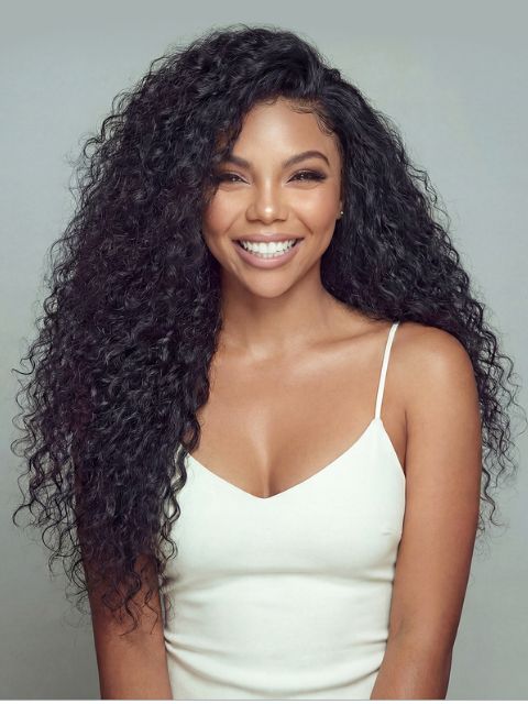 Janet Collection 100% Human Hair Feather Crochet Water Wave - 18″ - Image 2