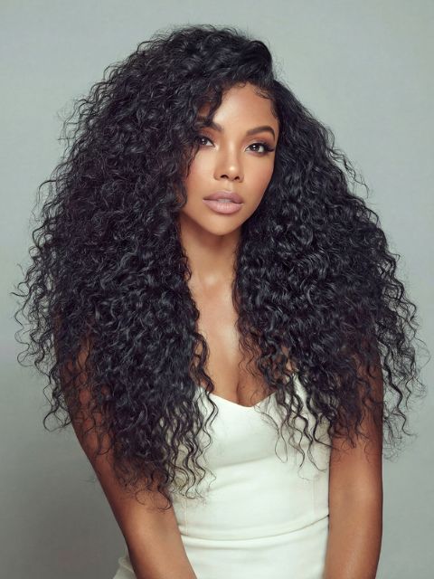 Janet Collection 100% Human Hair Feather Crochet Water Wave - 18″ - Image 3