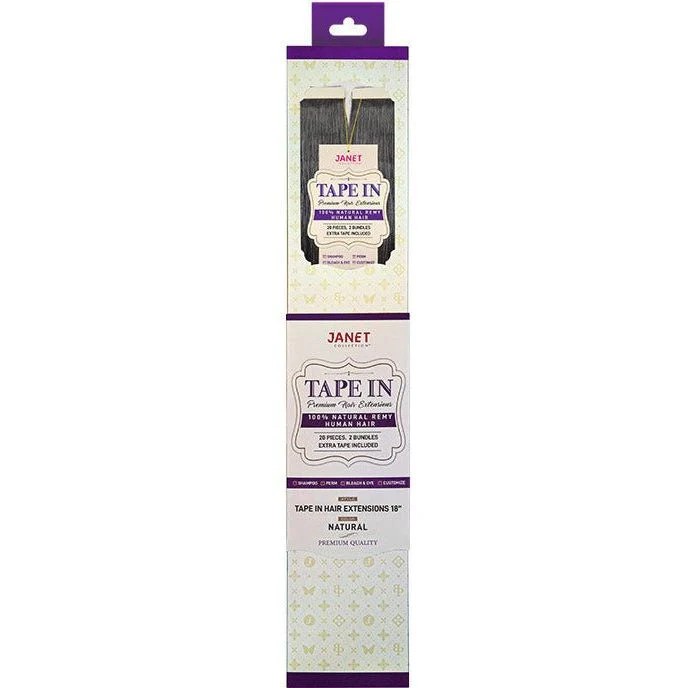 Janet Collection 100% Natural Remy Human Hair Tape-In Extensions - Image 4