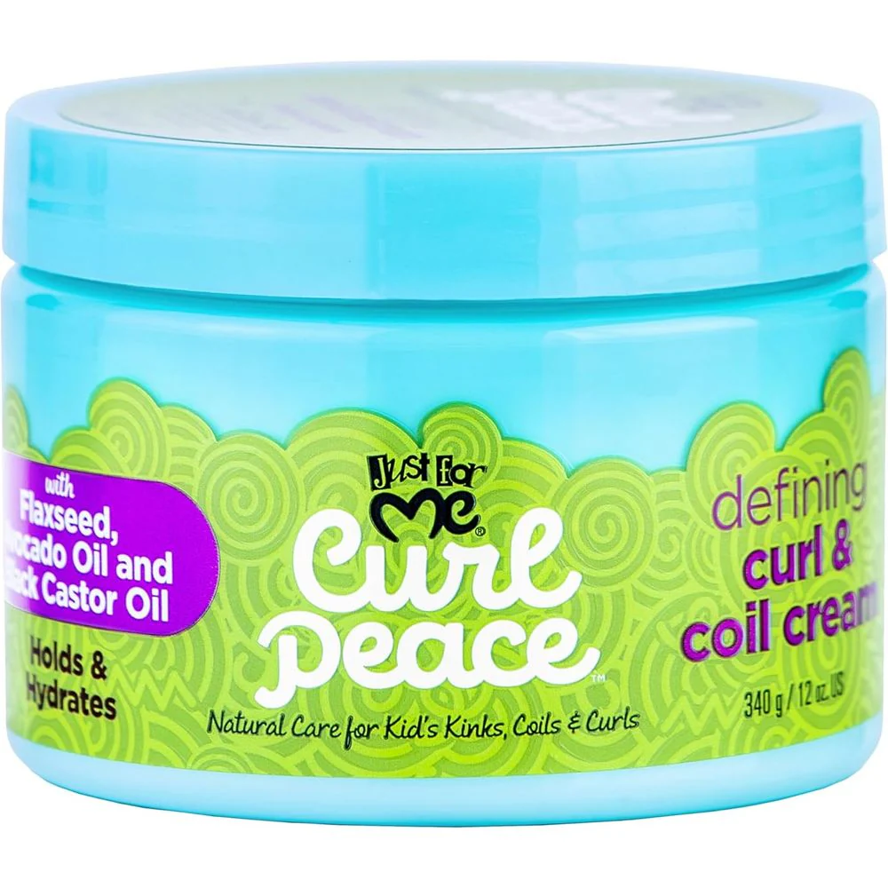 Just For Me Curl Peace Defining Curl & Coil Cream – 12 oz - Image 2