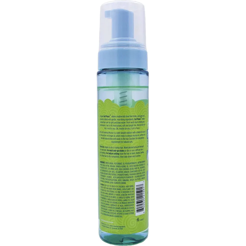 Just For Me Curl Peace Soft Curls Foaming Mousse – 8.5oz - Image 2