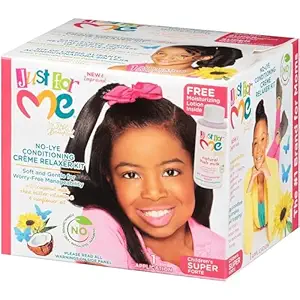 Just for Me No-Lye Relaxer Kit - Regular & Super Strength 1 Application - Image 2