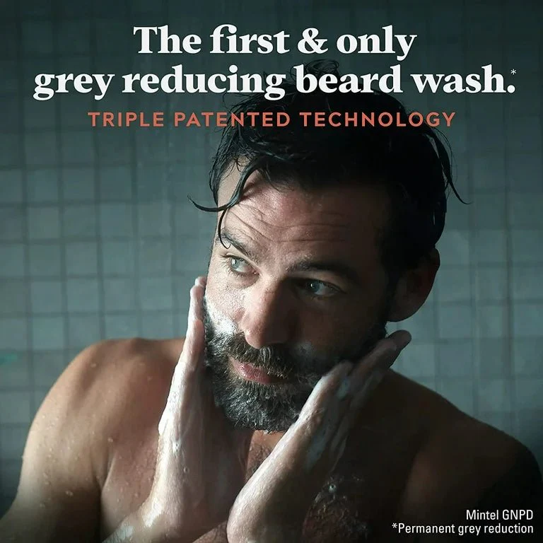 Just For Men Control GX Grey Reducing Beard Wash – 4 fl oz - Image 3