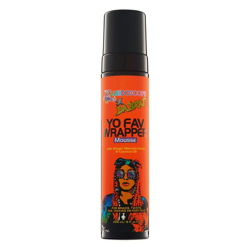 Kaleidoscope Da Brat Yo Fav Wrapper Mousse - Moisturizing All Hair 8 Oz