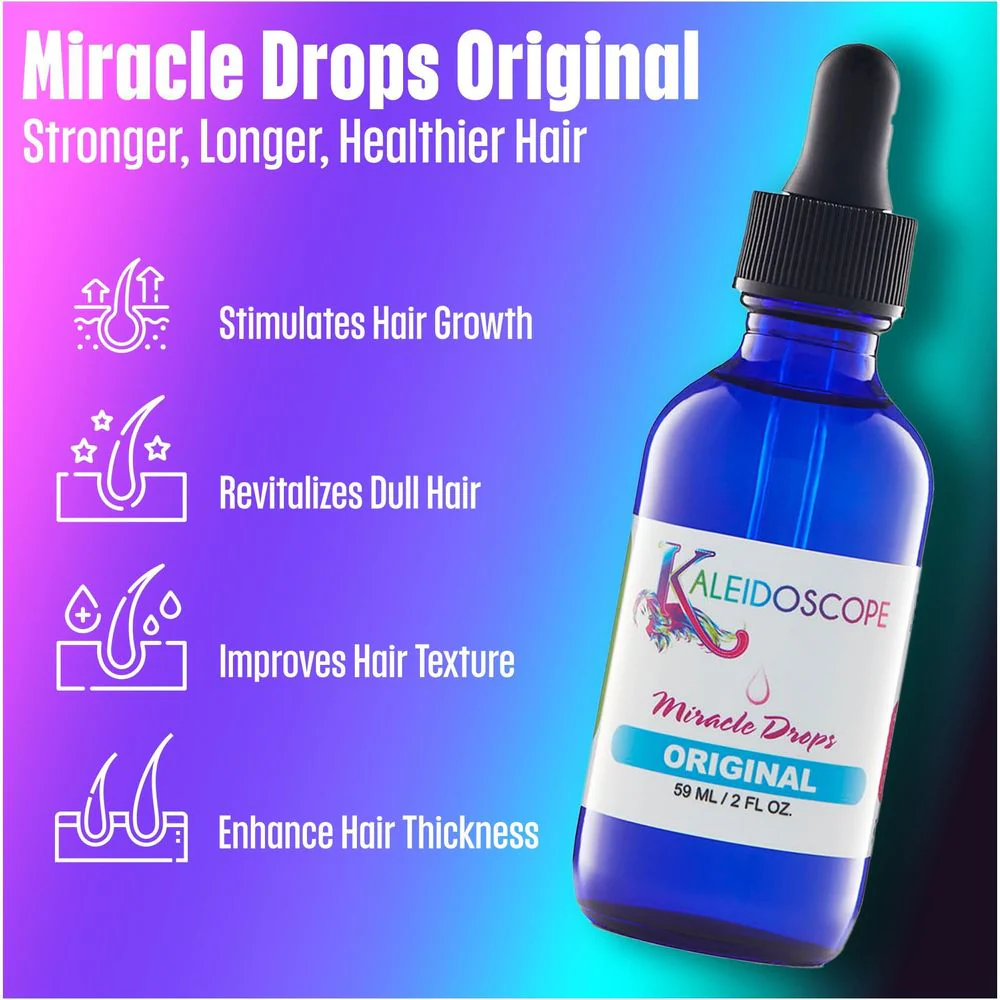 Kaleidoscope Miracle Drops Original Hair Treatment - Dry Hair 2 Oz - Image 4