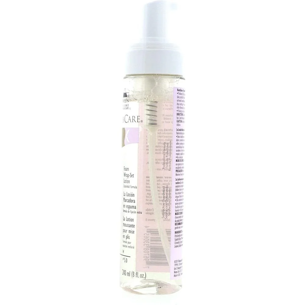 KeraCare Foam Wrap-Set Lotion Extra Hold – 8oz - Image 3