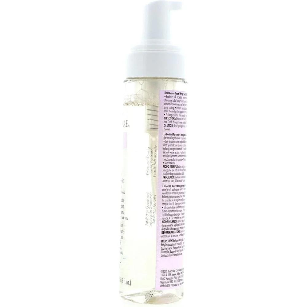 KeraCare Foam Wrap-Set Lotion Extra Hold – 8oz - Image 4