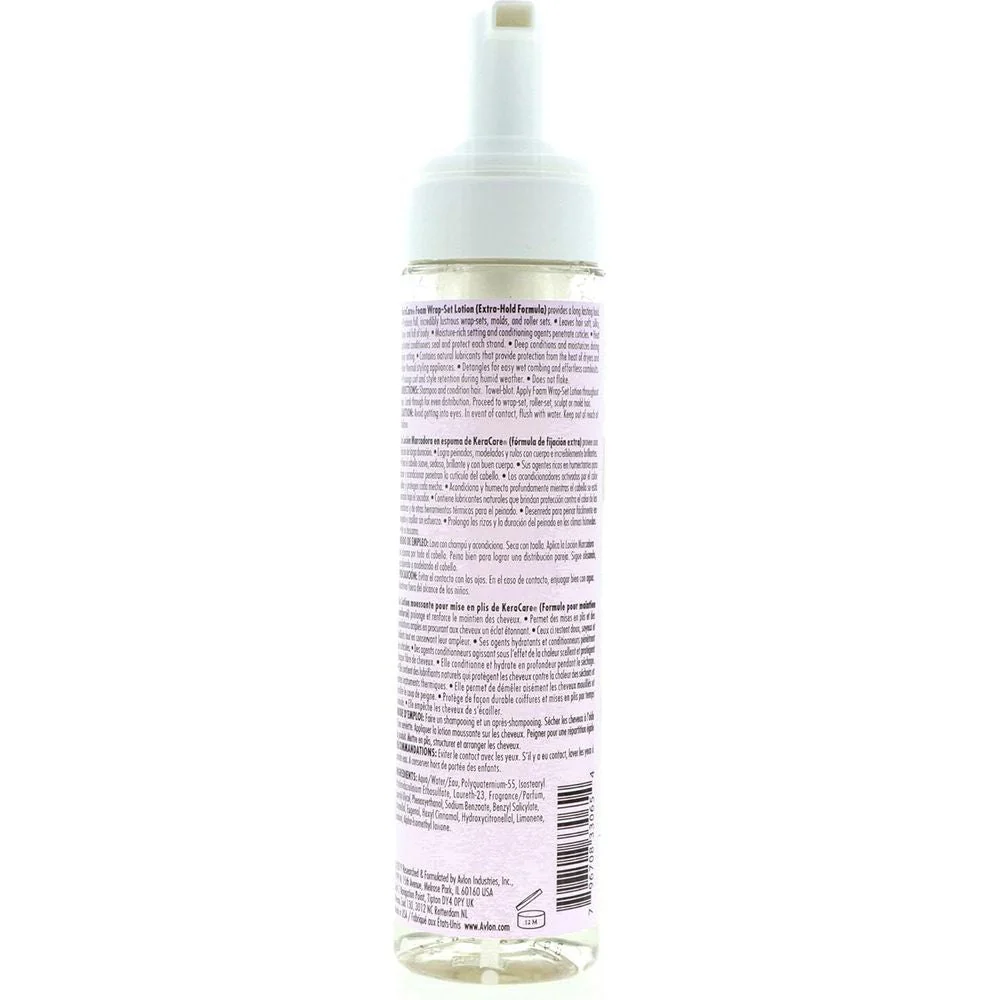 KeraCare Foam Wrap-Set Lotion Extra Hold – 8oz - Image 5
