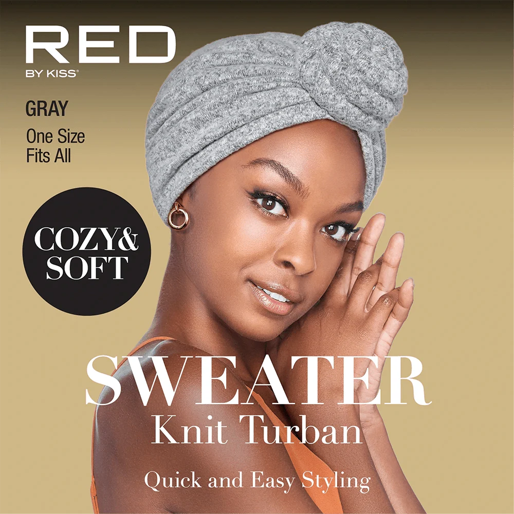 Red by Kiss Sweater Knit Turban - Image 2