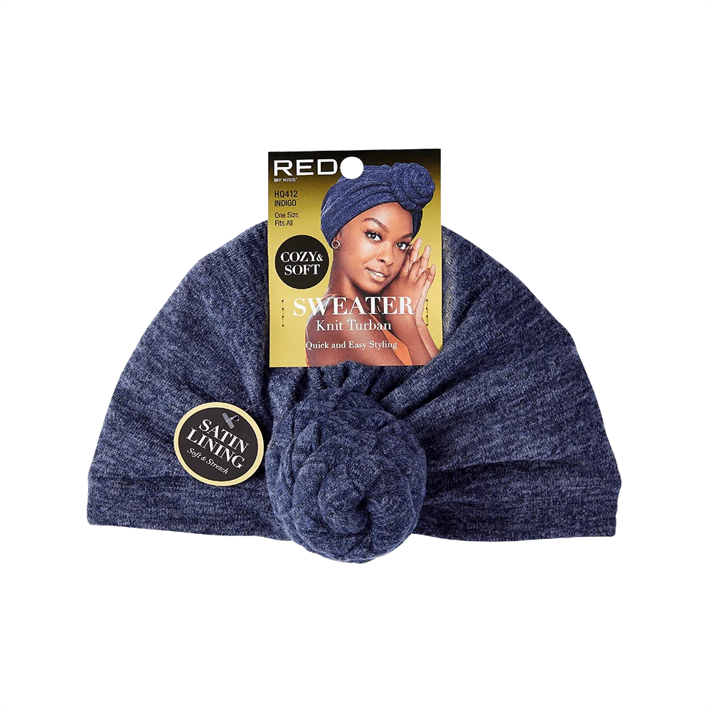 Red by Kiss Sweater Knit Turban - Image 5