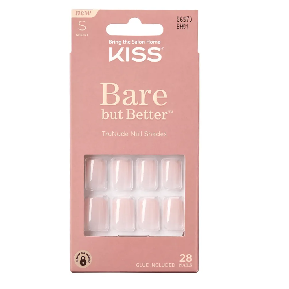 KISS Bare but Better Premium Nails – TruNude Shades