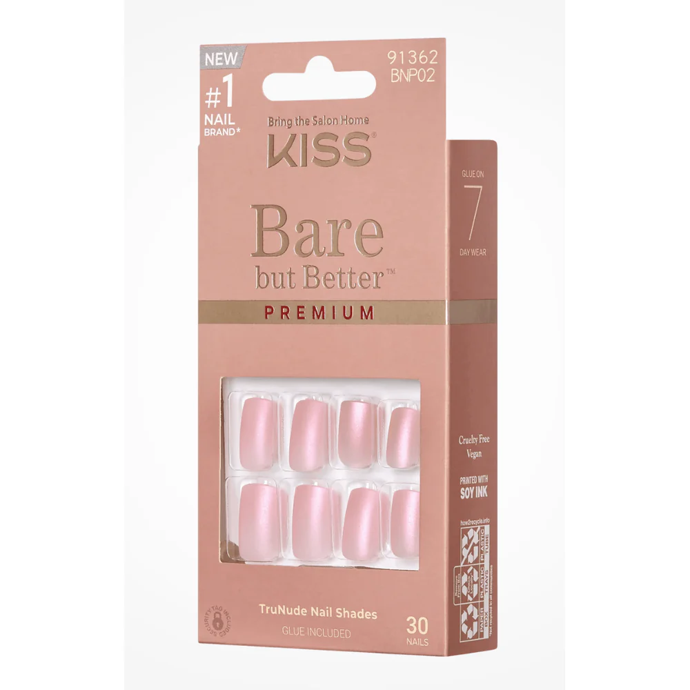 KISS Bare but Better Premium Nails – TruNude Shades - Image 10