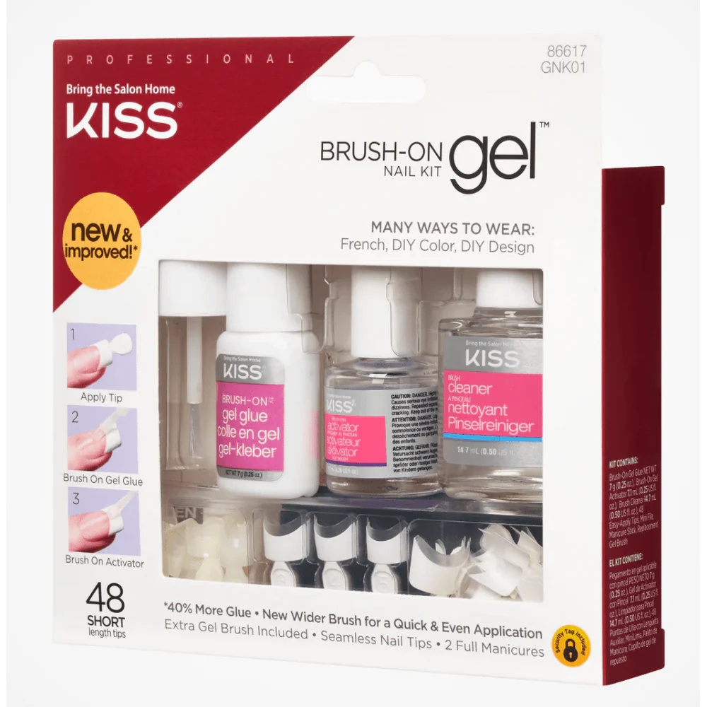 KISS Brush-On Gel Nail Kit – Acrylic Strength