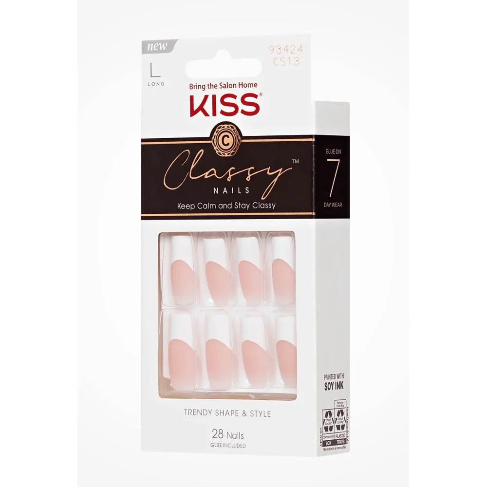 KISS Classy Premium Press-On Nails – 30-Count Ready-to-Wear - Image 10