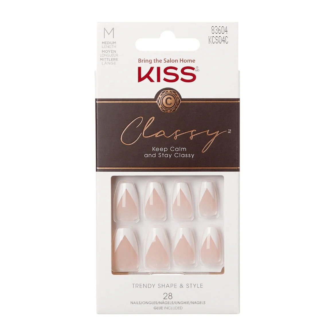 KISS Classy Premium Press-On Nails – 30-Count Ready-to-Wear - Image 11