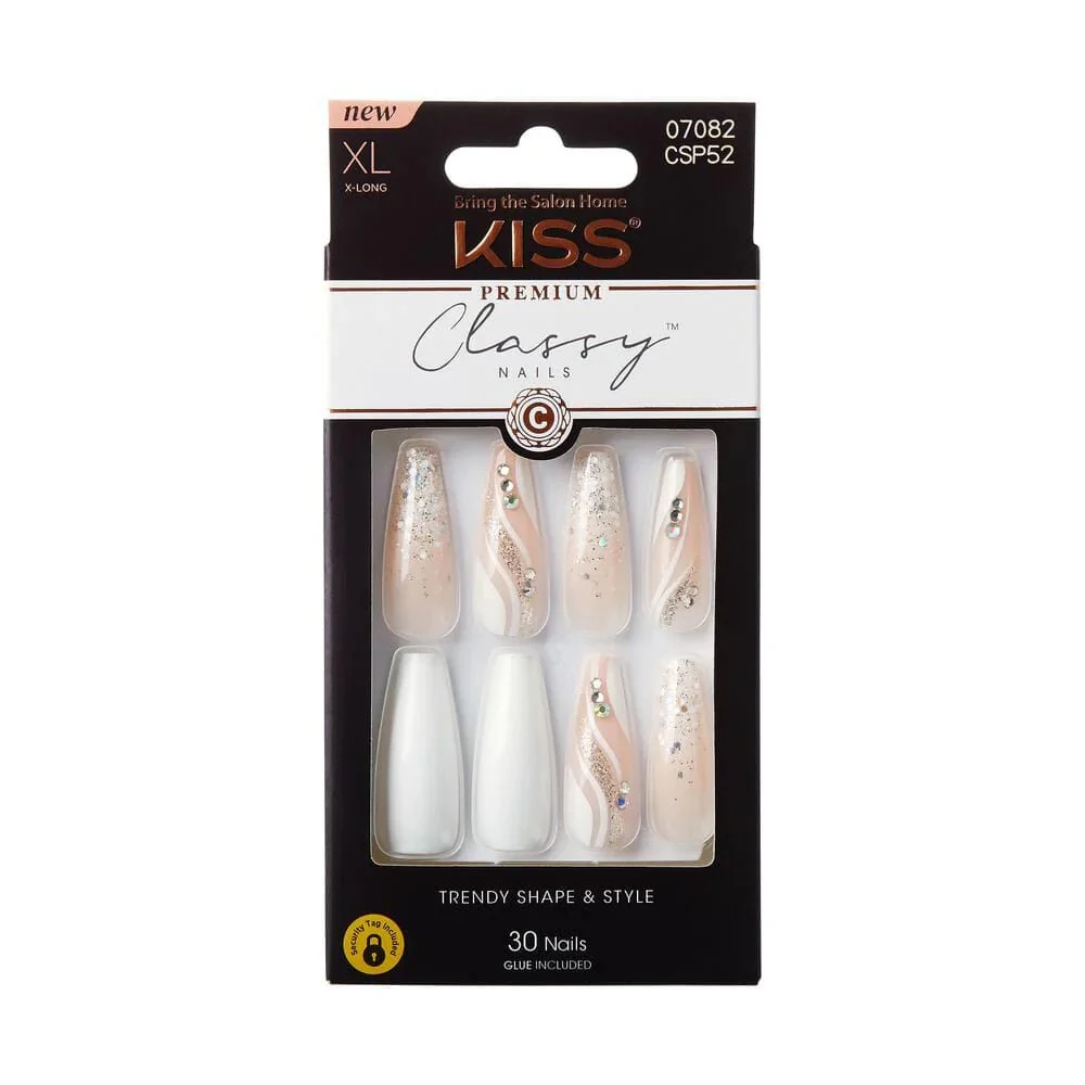 KISS Classy Premium Press-On Nails – 30-Count Ready-to-Wear - Image 6