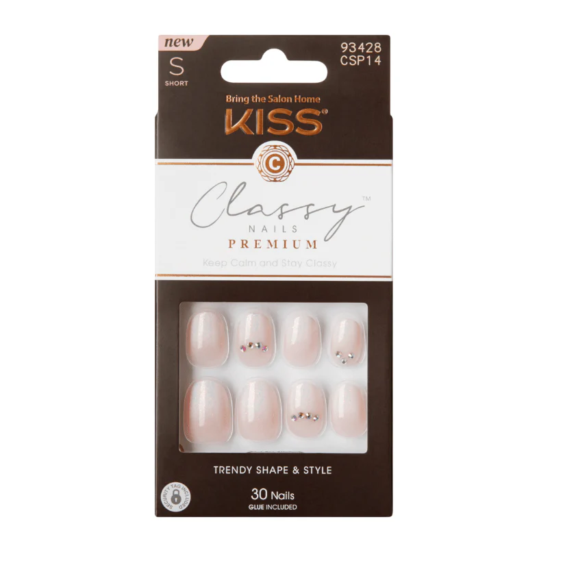 KISS Classy Premium Press-On Nails – 30-Count Ready-to-Wear - Image 8