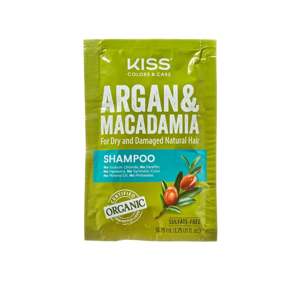 Kiss Colors & Care – Argan Macadamia Travel Sachets - Image 2