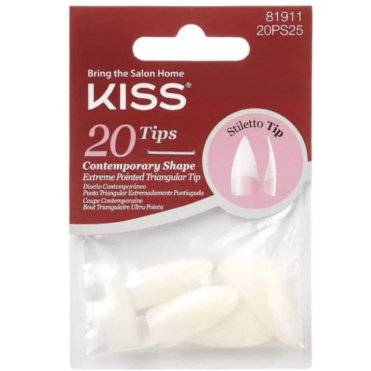 KISS Curve Overlap Nail Tips Natural Finish โ 20 Tips - Image 4