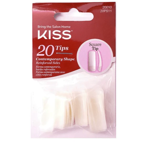 KISS Curve Overlap Nail Tips Natural Finish โ 20 Tips - Image 5