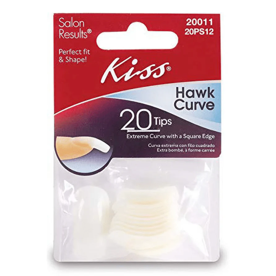 KISS Curve Overlap Nail Tips Natural Finish โ 20 Tips - Image 8
