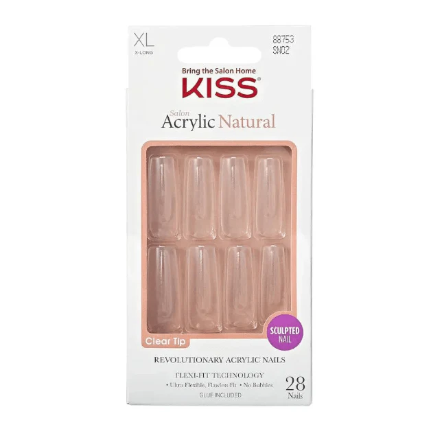 KISS Gel Fantasy & Acrylic French Nude Nails – Premium Finish - Image 10