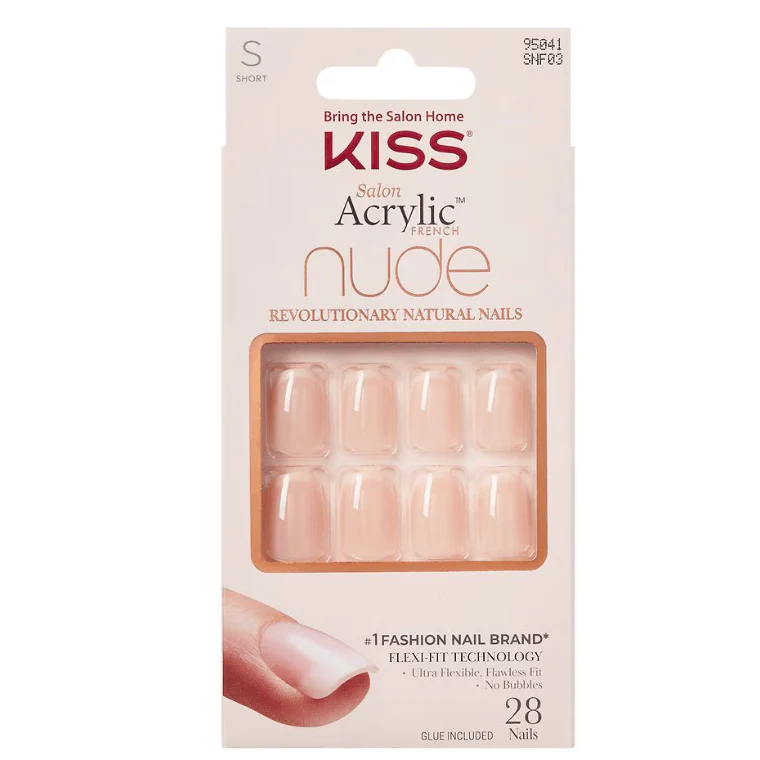 KISS Gel Fantasy & Acrylic French Nude Nails – Premium Finish - Image 8