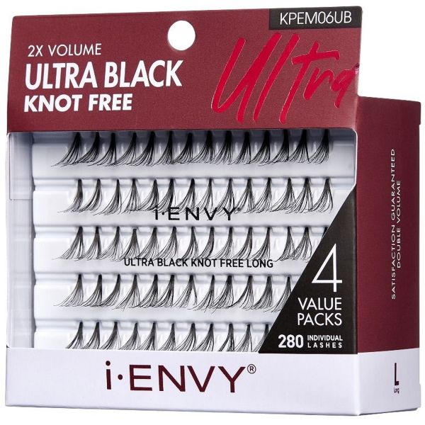 Kiss i-Envy 2X Volume Knot-Free Individual Eyelashes – Multipack - Image 3
