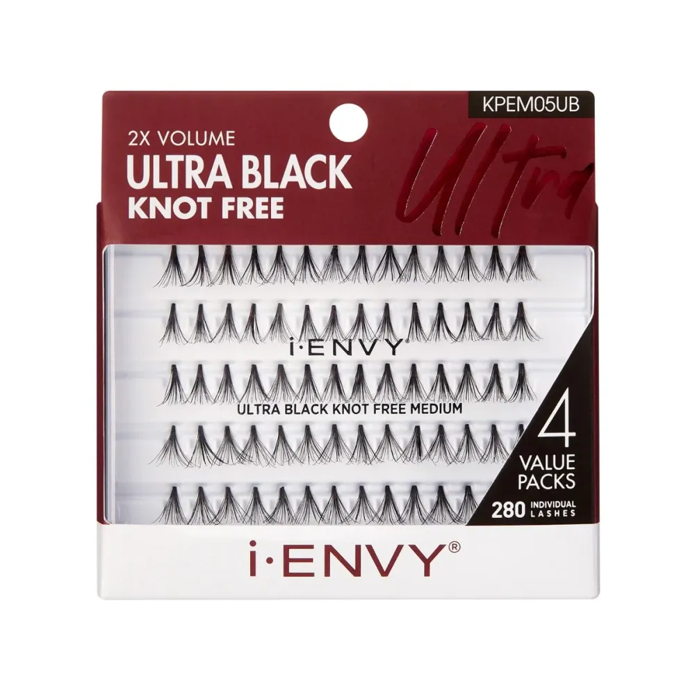 Kiss i-Envy 2X Volume Knot-Free Individual Eyelashes – Multipack - Image 4
