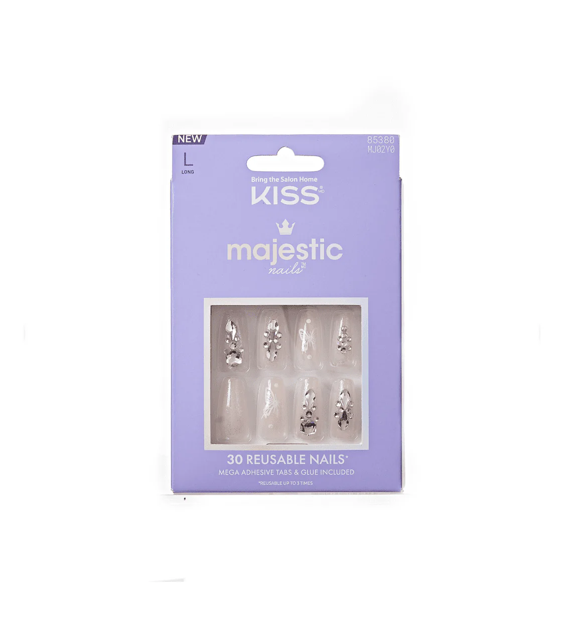 KISS Majestic Press-On Nails – 30 Count - Image 11