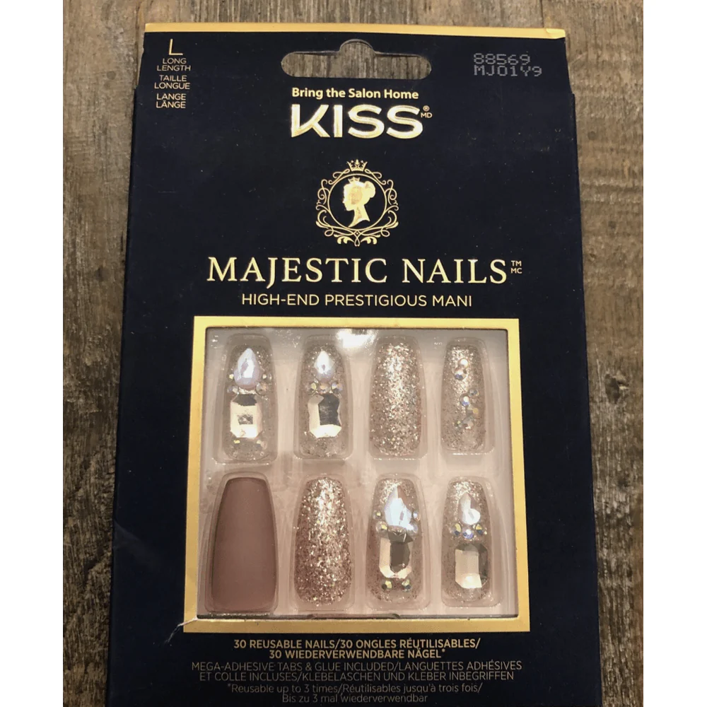 KISS Majestic Press-On Nails – 30 Count - Image 3