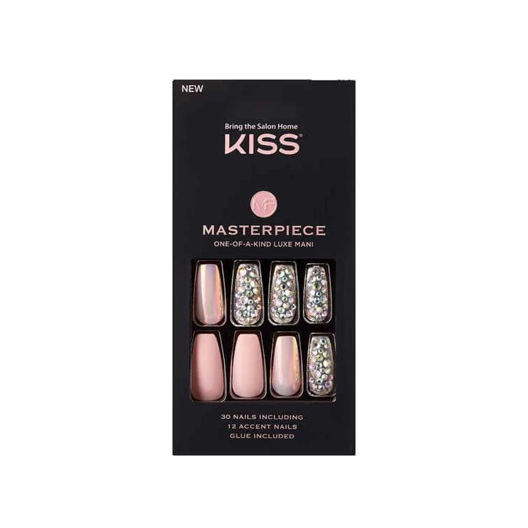 KISS Masterpiece Luxe Press-On Nails – One-of-a-Kind Mani - Image 4