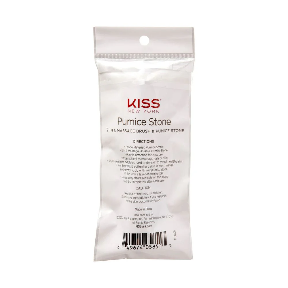 KISS NEW YORK 2-in-1 Pumice Stone & Foot Scrubber - Image 5