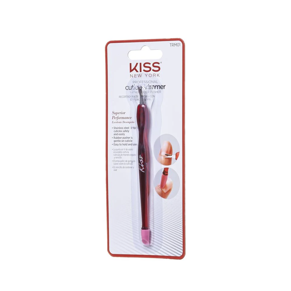 KISS NEW YORK Cuticle Trimmer – V-Tip for Safe, Easy Trimming