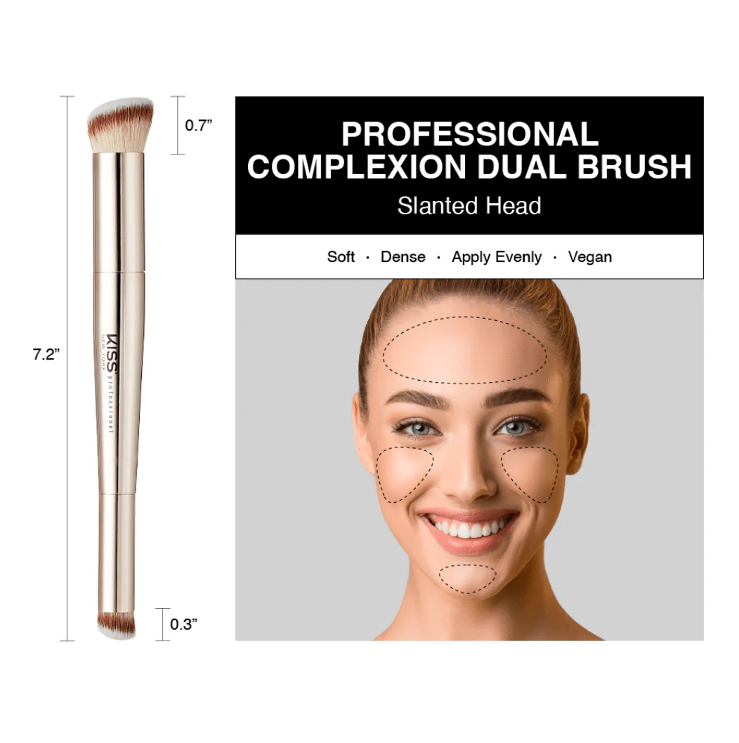 Kiss New York Dual Ended Makeup Brushes - Image 19